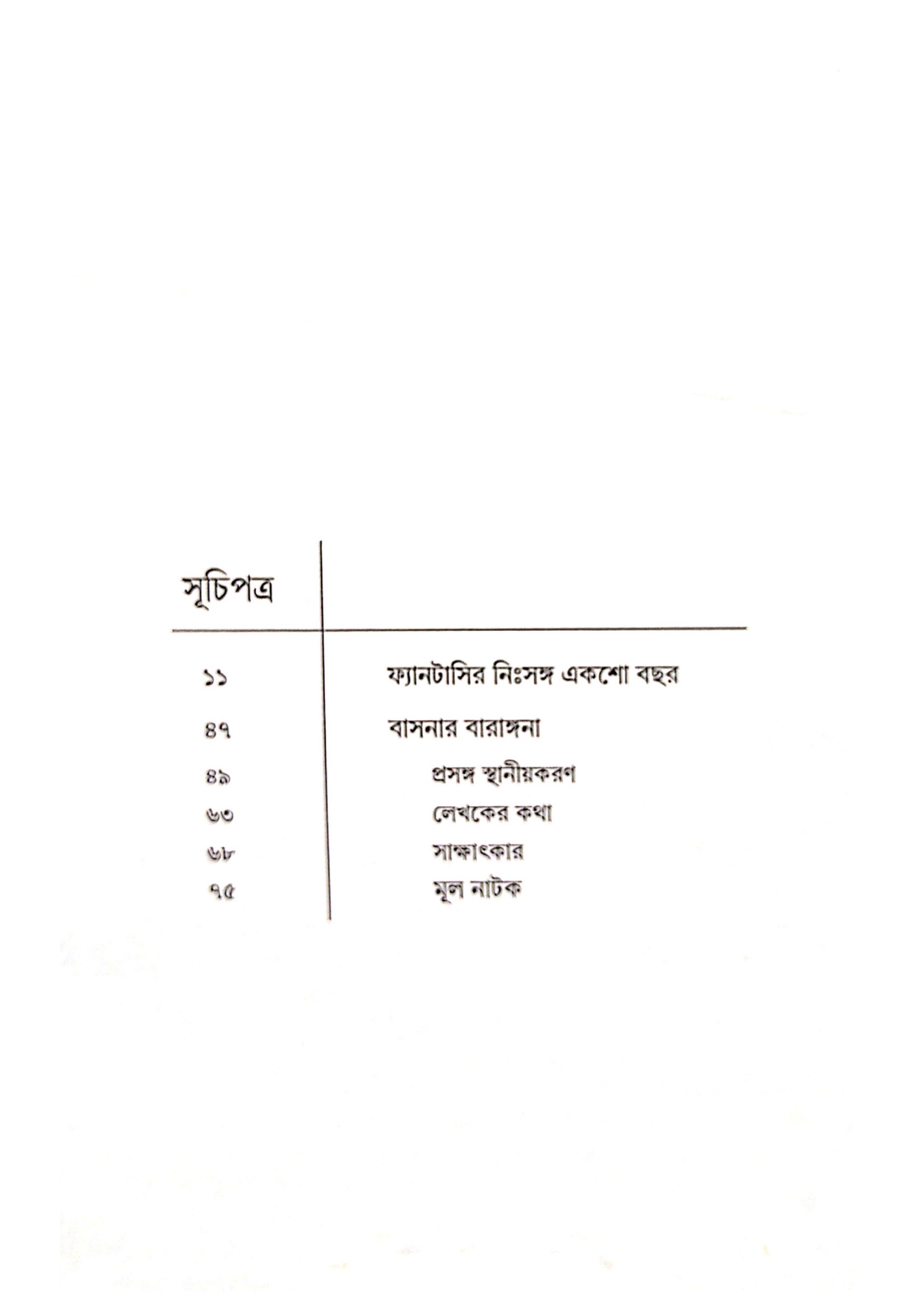 Mario Vargas Llosa : Jibon O Natok