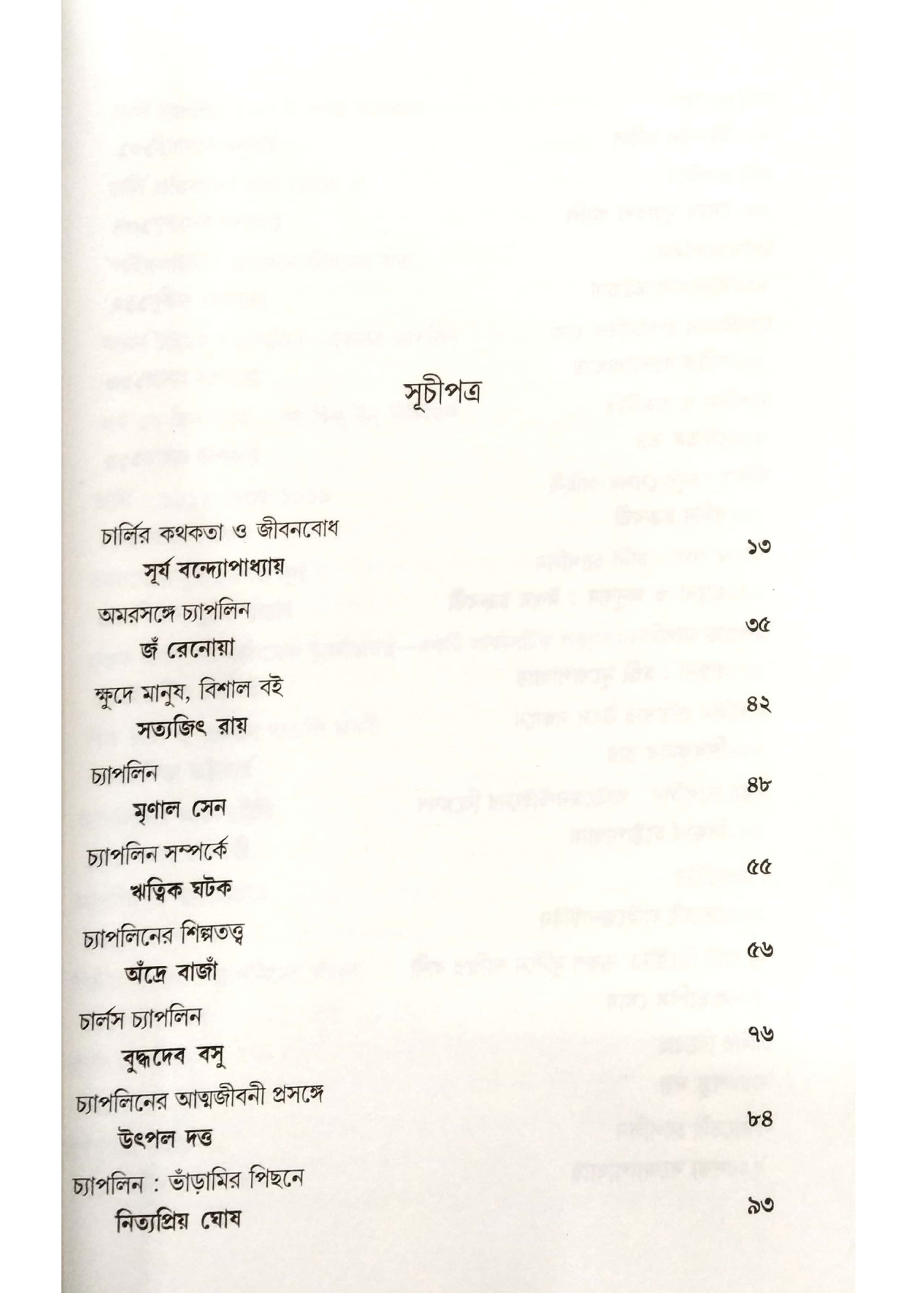 Prasanga Chaplin : Chalachitra Charcha