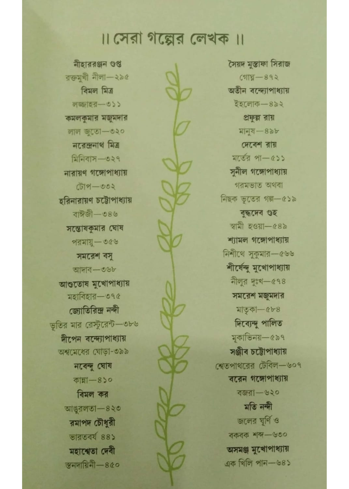 EKSHO BACHHARER SERA GALPO