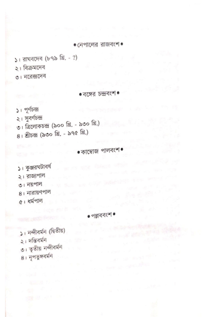 Palpradipika: Pal Samratder Utthan Porbo
