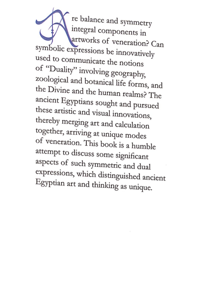 Duality, Balance and Symmetry in Ancient Egyptian Temple Reliefs