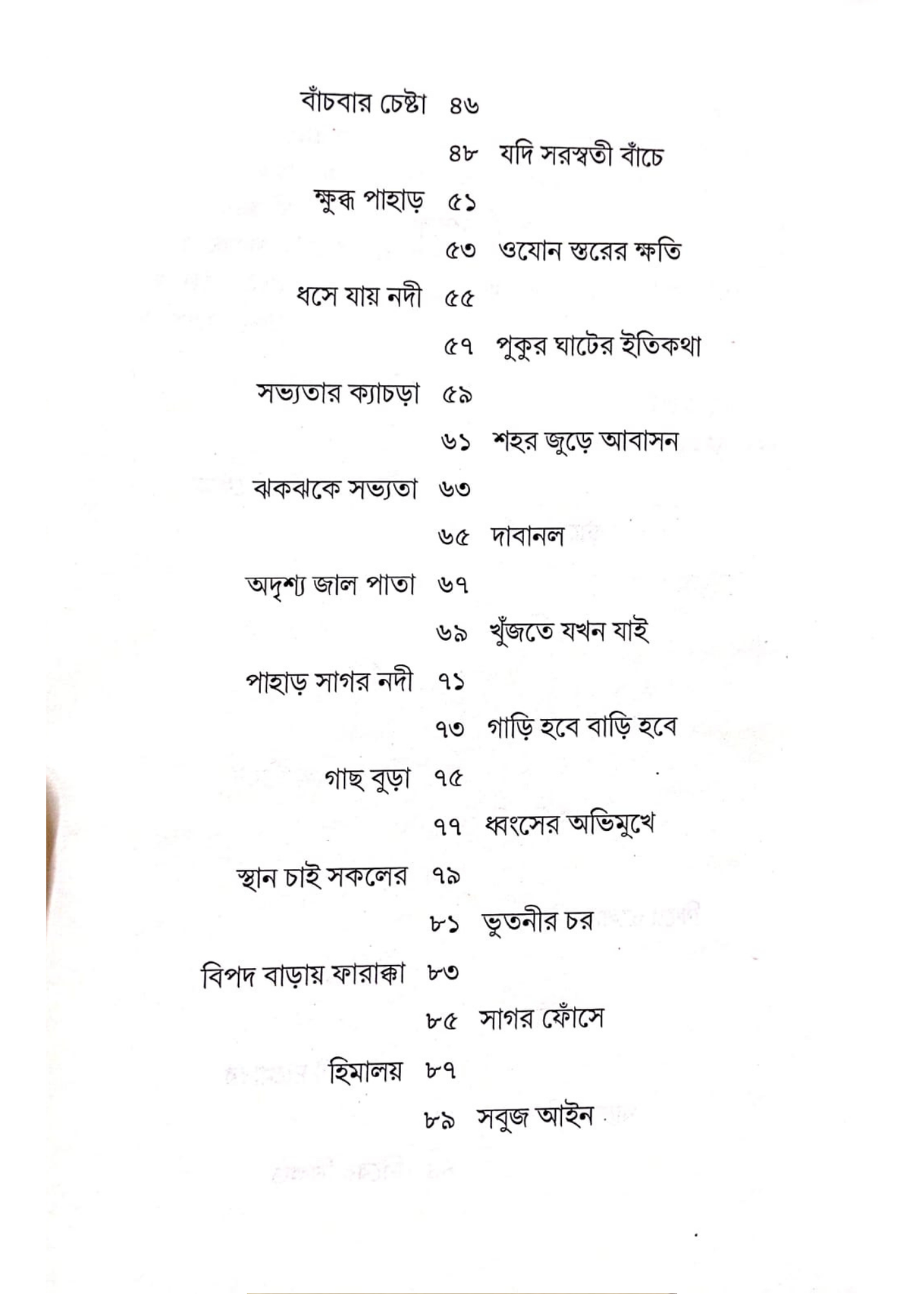 Phire Petam Jodi Pahar Sagar Nodi