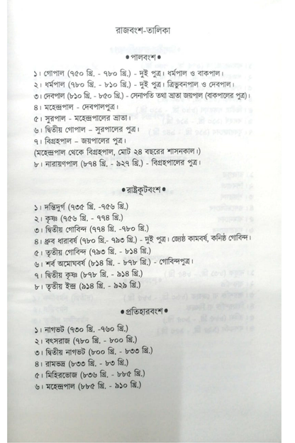 Palpradipika: Pal Samratder Utthan Porbo