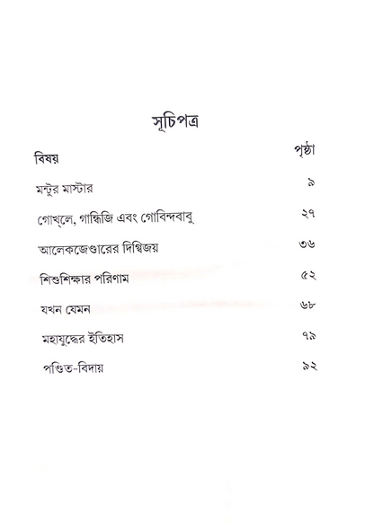 Shibram Chakraborty-r Mantur Master O Anyanya